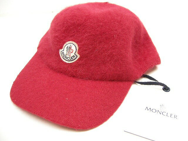 モンクレール 帽子 メンズ 【MONCLER/モンクレール/アンゴラ混キャップ/帽子/CAP/0020499 03230/401/赤/レッド】【ユニセックス/メンズ/男性/レディース/女性)】【サイズS (56cm)】