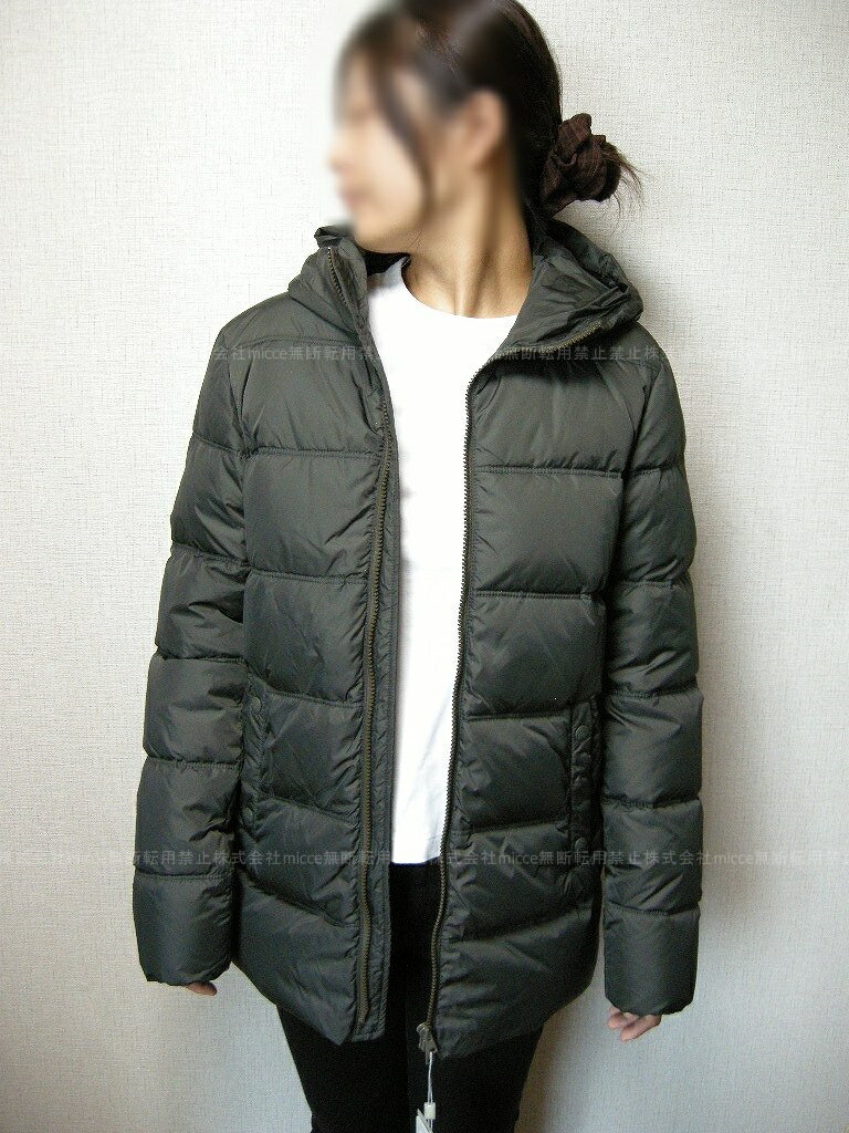 【HERNO/ヘルノ/フード付きダウンコート/PI020B-12004/キッズ/KIDS/ガール/ジュニア/レディース/メンズ/大人着用可ユニセックス/7800/ダウンジャケット/ロングダウン/DOWN COAT/ダウンパーカー/ダークグリーン系/サイズ14A(レディースL相当/メンズXS-S相当)】 3