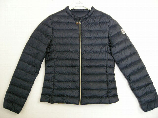 【MONCLER/モンクレール/AMBRINE/アンブライン/ライトダウンジャケット/キッズ14Aサイズ(大人女性可)】【KIDS/キッズ/ガール/子供/2017SS/春夏/ダウンジャケット/軽量ダウン/ダウンパーカー/ダウンカーディガン/778/ダークネイビー系/濃紺/サイズ14A (レディース0相当)】