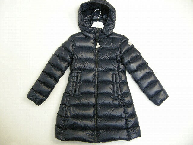 【MONCLER/モンクレール/SUYEN/スイエン/ダウンコート/キッズ12Aサイズ(大人女性可) KIDS/キッズ/ガール/子供/2017-2018AW/秋冬/フード付きライトコート/ロングコート/ダウンジャケット/778/ダークネイビー/サイズ12A (レディース00相当)】