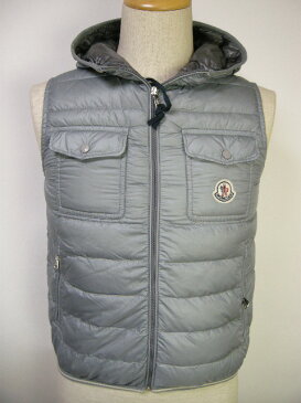 【MONCLER/モンクレール/フード付きライトダウンベスト/GERS/ジレ/DOWN VEST/ダ904/グレー系】【KIDS(キッズ/ジュニア/ボーイ/ガール)レディース,メンズも着用可ユニセックス】【春夏/SS/S/S】【953-43313-99-53279】【サイズ12A(男T00-T0 女T1-T2)】