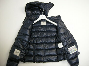 【MONCLER(モンクレール)BERRE/ベール/フード付きダウンジャケット】【ジュニアKIDS(キッズ)GIRL(ガール)WOMEN'S(レディース)大人女性 着用可】【サイズ14A (T0-T1相当)】【ダウンブルゾン/ダウンパーカー/A/W AW秋冬/742ダークネイビー系)】