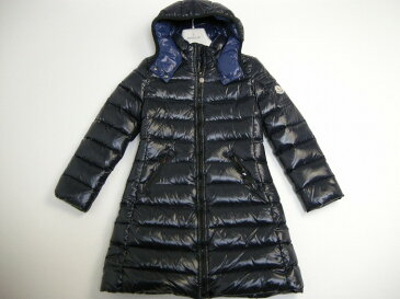 【MONCLER/モンクレール/フード付きダウンコート/MOKA/モカ】【キッズ/KIDS/ガール/GIRL/JUNIOR/ジュニア/レディース 大人女性でも着用可】【ダークネイビー系/D.NAVY/ロングダウン/ダウンジャケット】【秋冬/AW A/W FW F/W】【サイズ11A(大人00相当)】