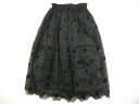 【MONCLER/モンクレール/GENIUS/SIMONE ROCHA/シモーネロシャ/花刺繍シルクスカート/GONNA】【レディース/2019-2020秋冬/...