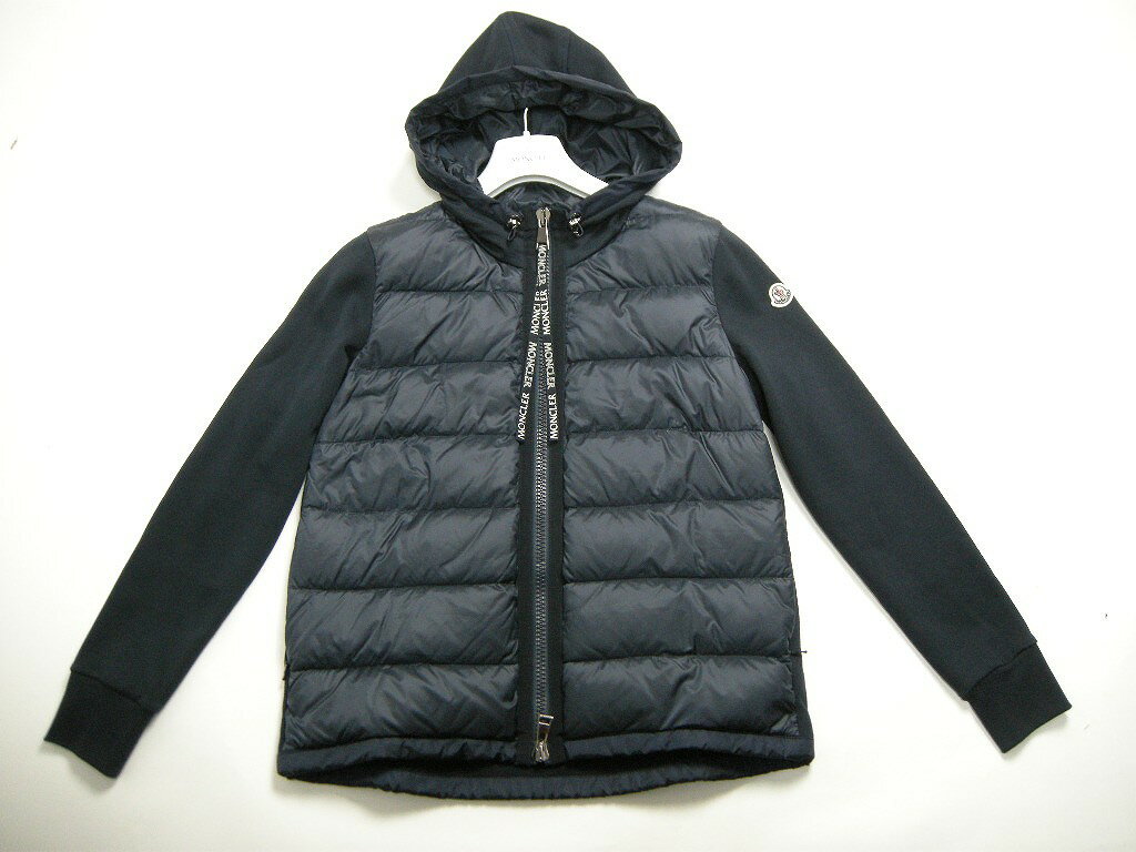 【MONCLER/モンクレール/スウェット切替ダウンジャケット/ダウンカーディガン】【レディース/2019-2020AW/秋冬/778/ダークネイビー系/MAGLIA CARDIGAN/ライトダウンジャケット/スウェットダウンジャケット/スウェットパーカー/8461600-V8063】【サイズXS/S/M/L】