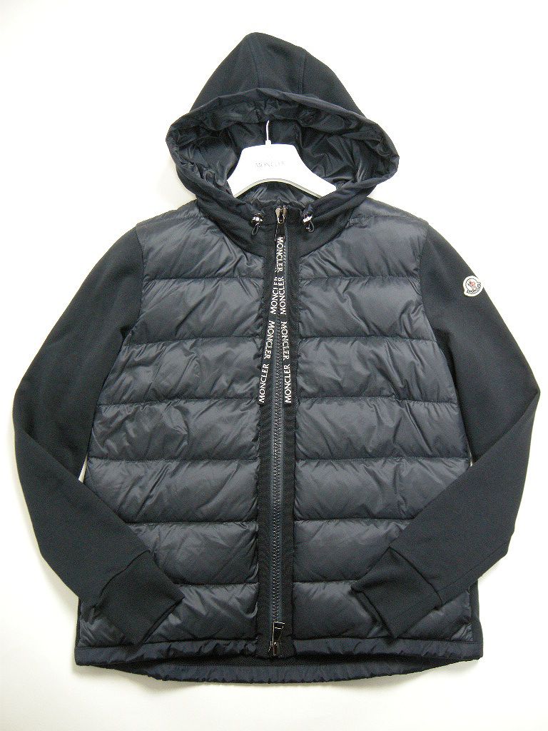 【MONCLER/モンクレール/スウェット切替ダウンジャケット/ダウンカーディガン】【レディース/2019-2020AW/秋冬/778/ダークネイビー系/MAGLIA CARDIGAN/ライトダウンジャケット/スウェットダウンジャケット/スウェットパーカー/8461600-V8063】【サイズXS/S/M/L】