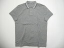 【MONCLER/モンクレール/ポロシャツ/無地 半袖/メンズ/2018SS/春夏/ロゴワッペン付き/POLO SHIRT/TEE/鹿の子Tシャツ/984/グレー/サイズ/M/XL/XXL/091-8302900-84673】