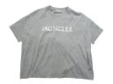 【MONCLER/モンクレール/T-SHIRT GIROCOLLO/Tシャツ/TEE/半袖/カットソー/レディース/2020SS/春夏/910/グレー/サイズXS/M/ゆったりめ】【8C704-10-V8094】