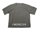 【MONCLER/モンクレール/GENIUS/ジーニアス/HYKE/ハイク/SS T-SHIRT WOMEN/レディース/Tシャツ/半袖 TEE/カットソー/2021-2022AW/秋冬/25L/マットブラウン/カーキベージュ系/サイズXS/S/M (ゆったりめ)メンズも着用可能/09K-8C000-04-829FB】