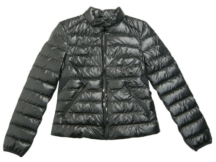 【MONCLER/モンクレール/LARMOR GIUBBOTTO/ラーモア/バックロゴ ライトダウンジャケット/ライトダウンパーカー/ショート/レディース/2022SS/春夏/999/ブラック/黒/サイズ0/1】