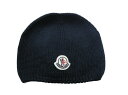 【MONCLER/モンクレール/BERRETTO(ベビー)/ニットキャップ/帽子/ニットCAP/ワッチキャップ/ビーニー/ベビーサイズ3XS/2XS/XS (赤ちゃんサイズ)/2018-2019AW/秋冬/778/ダークネイビー系/キッズ/BABY/KIDS/子供/99213-05-969BL】