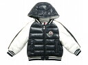 MONCLER/モンクレール/BUKET GIUBBOTTO/バケット/スタジャン型ダウンジャケット/ダウンパーカー/フードダウン/ダウンブルゾン/ベビーサイズ12/18 18/24 キッズ3A (1才-3才サイズ)2021-2022AW/秋冬/742/ダークネイビー系/赤ちゃん/BABY/KIDS/子供/ボーイ男の子/ガール/女の子