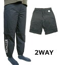 MONCLER/モンクレール/PANTALONE SPORTIVO/ 2WAYナイロンパンツ/ショーツ/ショートパンツ/短パン/トラックパンツ/キッズサイズ12...