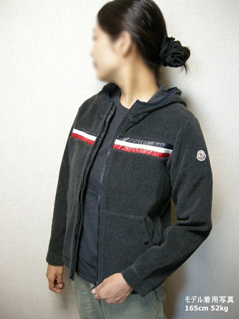 【MONCLER/モンクレール/フード付きフリースパーカー/ボアパーカー/テディー/フリースジャケット/FLEECE JKT/スウェットパーカー/988(ダーク...