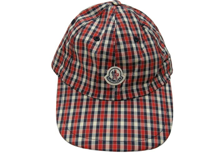 【MONCLER/モンクレール/BASEBALL/BB CAP/ベースボールキャップ/チェックキャップ/帽子/HAT/ハット/キッズ/KIDS/ガール/ボーイ/...