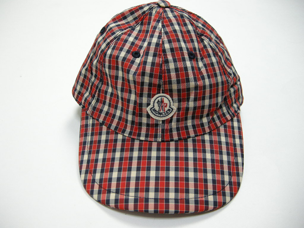 ��MONCLER/��󥯥졼��/BASEBALL/BB CAP/�١����ܡ��륭��å�/�����å�����å�/˹��/HAT/�ϥå�/���å�/KIDS/������/�ܡ���/2012SS/049/��åɥ١����Υ����å���/LUX969-E0V89-81279/���å�������56cm�ۡ�Ƭ����ξ�������ͤǤ��������Ѳ�ǽ������/���/��ǥ�������