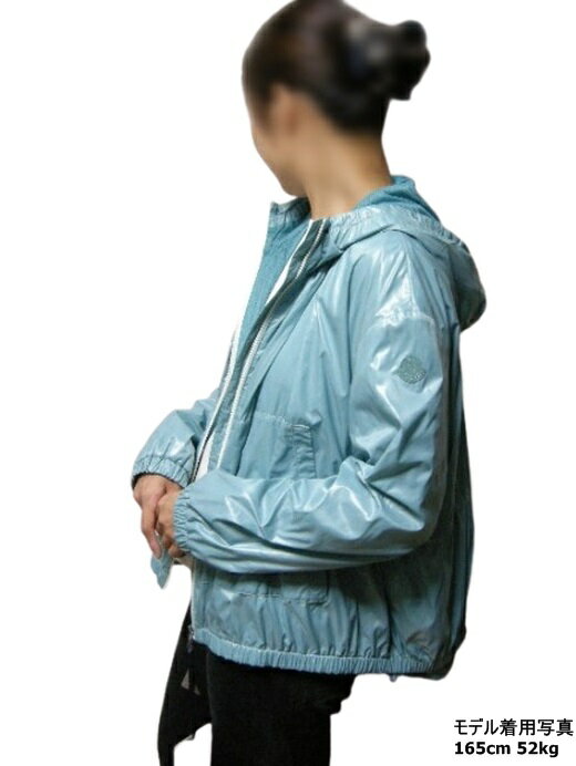 MONCLER/モンクレール/URBONAS GIUBBOTTO/ウルボナス/フリル ナイロンジャケット/ナイロンパーカー/ウインドブレーカー/フード付きジャケ...