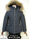 【MONCLER/モンクレール/JAINEBA/ファーダウンジャケット/キッズ12Aサイズ(大人女性可)KIDS/キッズ/ガール/子供/2016-2017AW/秋冬/ファーフード付きダウンコート/ダウンジャケット/ダウンパーカー/778/ダークネイビー/サイズ12A (レディース00相当)】