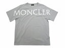 【MONCLER/モンクレール/MAGLIA GIROCOLLO/ビッグロゴTシャツ/TEE/半袖/T-SHIRT/2021SS/春夏/908/グレー系/メンズ/8C7C5-10-829H8】【サイズS/M/L/XL/XXL】