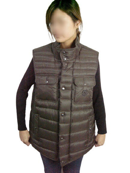 【MONCLER/モンクレール/EVER/エヴァ/エバー/エヴァー/ダウンベスト/GILET/ジレ/DOWN VEST/メンズ/2017-2018AW/秋冬/826/ブラウンカーキ系/サイズ1/4】