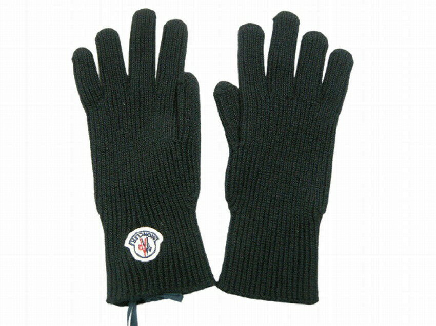 MONCLER/󥯥졼/GUANTI/  GLOVES/˥å//ǥ/2021-2022AW//999/֥å//M/L/091-3A000-03-A9342