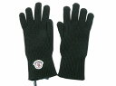 【MONCLER/モンクレール/GUANTI/手袋 グローブ GLOVES/ウールニット/メンズ/レディース/2021-2022AW/秋冬/999/ブラック/黒/サイズM/L/091-3A000-03-A9342】