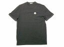 【MONCLER/モンクレール/MAGLIA T-SHIRT/Tシャツ/TEE 半袖/カットソー/メンズ/2021-2022AW/秋冬/999/ブラック/黒/サ...