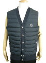 【MONCLER/モンクレール/GILET TRICOT/コットンニット切替ダウンベスト/ニットダウン/ライトダウンベスト/ダウンベスト/DOWN VEST/ジレ/ダウンカーディガン/メンズ/2022SS/春夏/742/ダークネイビー系/NAVY/サイズS/M/L/XL/XXL/091-9I00001-M1367】