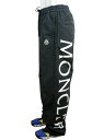 【MONCLER/モンクレール/PANTALONE/コットンナイロンパンツ/カジュアルパンツ/トラックパンツ/2022SS/春夏/778/ブラックに近いダークネ..