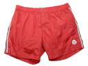 【MONCLER/モンクレール/BOXER MARE/ショーツ/ショートパンツ/水陸両用/水着/スイムウェア/短パン/ナイロンパンツ/2022SS/春夏/455/赤/レッド/RED/メンズ/2C00004-53326】【サイズL/XL】