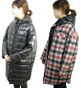【MONCLER/モンクレール/CAMICIA/リバーシブル ライトダウンコート/チェックネルシャツ型/ダウンジャケット/チェクダウン/チェックシャツ/ダウンパ...