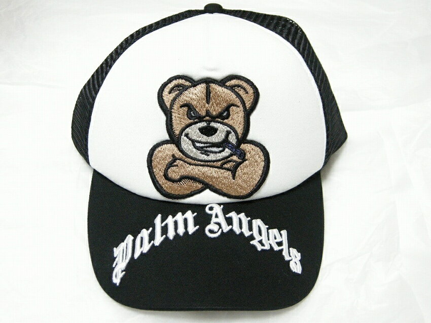 【MONCLER/モンクレール/GENIUS/ジーニアス/8 Palm Angels/パームエンジェルス/BASEBALL CAP/ベースボールキャップ/メッシュキャップ/帽子/BB CAP/メンズ/レディース/ジェンダーレス/2022-2023AW/秋冬/034/ホワイト/ブラック/3B00006-0U162】