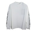 【MONCLER/モンクレール/GENIUS/ジーニアス/HYKE/ハイク/T-SHIRT LONG SLEEVE/メンズ/ロンT/ロングスリーブTシャツ/LS TEE/長袖カットソー/2022-2023AW/秋冬/001/ホワイト/白/WHITE/サイズS/M/L (オーバーサイズ)レディースも着用可能/09K-8D00001-M2546】