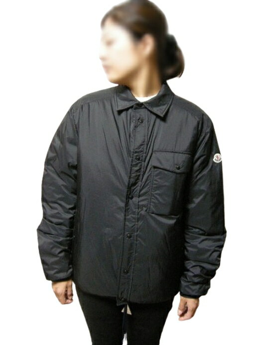 Rakuten - 【MONCLER/モンクレール/ARPONT GIUBBOTTO/アルポント/ライトダウンジャケット/DOWN JKT/ライトダウン/シャツ型ダウンジャケット/ショートダウン/メンズ/2025SS/春夏/999/ブラック/BLACK/黒/サイズ1/4】