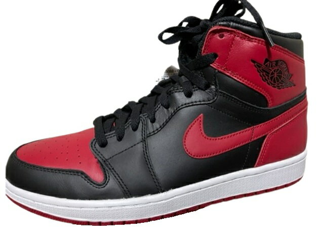 【2013 NIKE AIR JORDAN 1 Retro High OG BRED/Black/Varsity Red-White/ナイキ エアジョーダン1 レトロ ハイ オージー ブラック バーシティーレッド ホワイト ブレッド/555088 023/スニーカー/シューズ/メンズ/サイズUS10.5 (28.5cm) 】