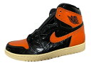 【2019 NIKE AIR JORDAN 1 RETRO HIGH OG/ナイキ エアジョーダン1レトロ ハイ オージー/シャッタード バックボード シャタバ 3.0/SHATTERED BACKBOARD 3.0/ブラック オレンジ/BLACK/PALE VANILLA/STARFISH/555088 028/スニーカー/シューズ/メンズ/サイズUS10 (28cm) 】