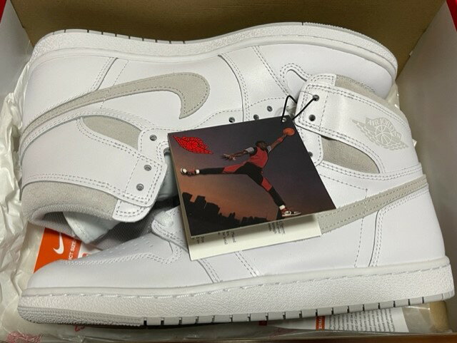 【NIKE AIR JORDAN 1 HIGH HI 85/ナイキ エアジョーダン1 ハイ 85/NEUTRAL GREY/ニュートラルグレー ホワイト/BQ4422 100/スニーカー/シューズ/メンズ/サイズUS11 (29cm) 】