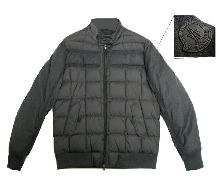 Rakuten - 【MONCLER/モンクレール/ARAMIS/アラミス/メンズ/2017-2018AW/秋冬/ウール切替ダウンジャケット/ダウンパーカー/ショートダウン/920/ダークグレー系】【サイズ4 (L-XL相当)】