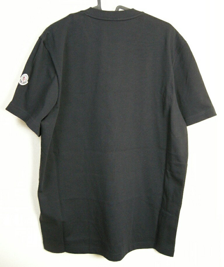 【MONCLER/モンクレール/SS T-SHIRT/3連ロゴワッペンTシャツ/TEE/半袖T/ロゴT/カットソー/メンズ/2025-2026AW/秋冬/778/ダークネイビー系/D.NAVY/紺/サイズL /K2-091-8C00056-89AUG】