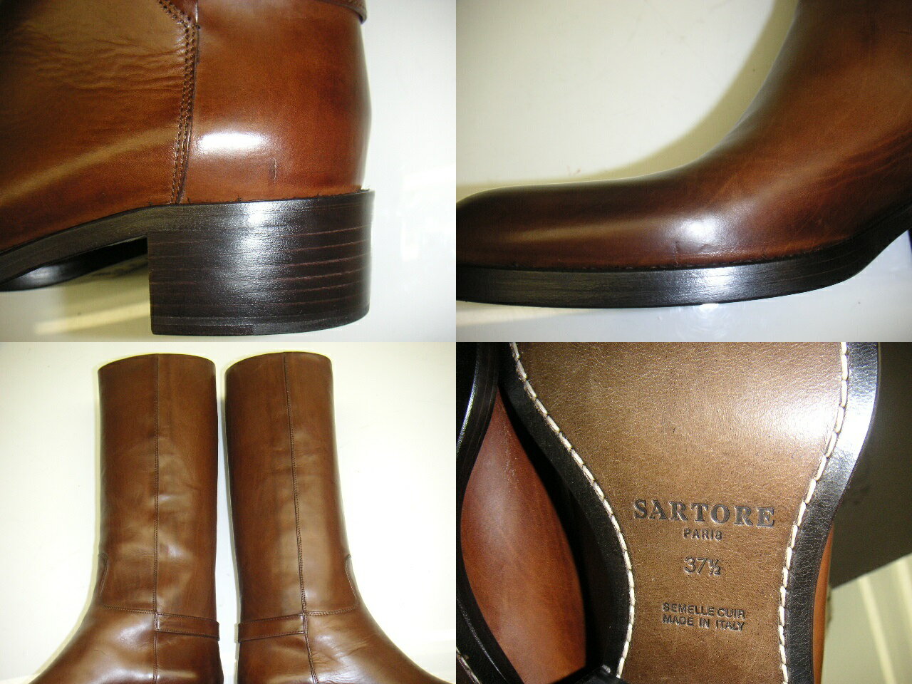 SARTORE(����ȥ�)/��ǥ�����/SR2405���ϥ֡���/�쥶���֡���/���塼��/����åѡ����֡��� ���󥰥֡���/PARMA 009 BOLET(��֥饦��)2-4-1/37.5-1/������37.5 (24cm)