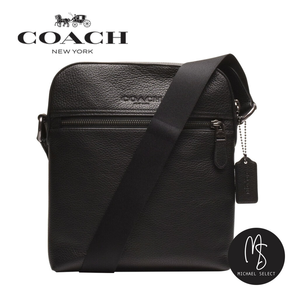 ショルダーバッグ コーチ バッグ ショルダーバッグ メンズバッグ レザー ブラック COACH