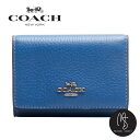 コーチ COACH 財布 三つ折り財布 ミニ財布 レザー アウトレット レディース ブランド 小さめ 使いやすい かわいい おしゃれ コンパクト ギフト 誕生日 プレゼント CM238(4)