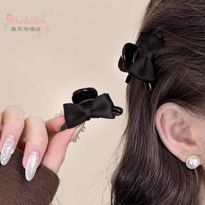 樂天商城 - ヘアクリップ レディース ミニ リボン 蝶結び 小型 掴み サイド 前髪 ピン プリンセス 髪飾り 高級感 手作り かわいい ヘアアクセサリー 夏 ファッション 通勤 シック スタイル