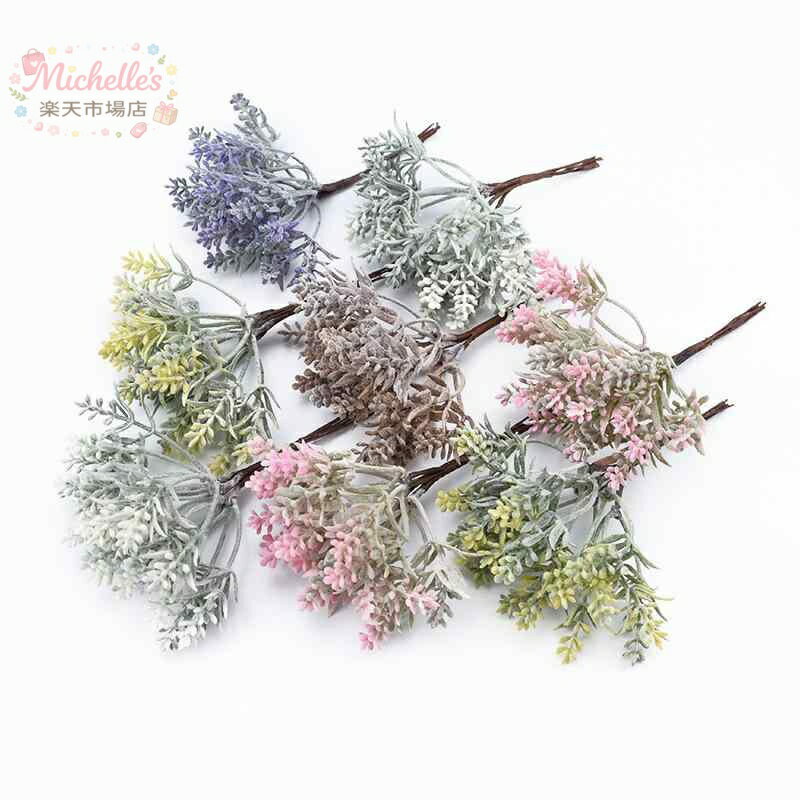 其它 多肉植物 - ヘッドアクセサリー フラワーアクセ 造花 花冠 胸花 帽子飾り 多肉植物 白霜緑葉 金魚草花束 絹製 ピンク イエロー ホワイト ウェディング 屋外 写真道具 インテリア装飾