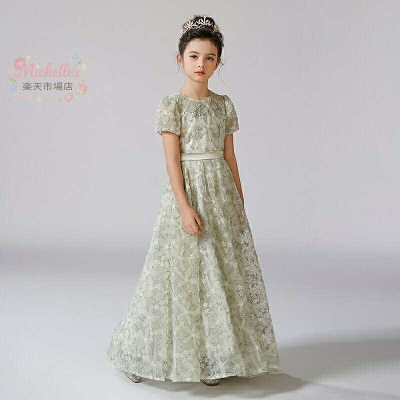 樂天商城 - 子供 ドレス 女の子ドレス 子供ドレス 発表会 ドレス 結婚式 ロングドレス 豪華 上品 中学生 高校生 子ども 発表会 子供ワンピース ジュニア 女の子 撮影 ワンピース 半袖 ロング丈 フラワーガール キッズドレス 誕生日 七五三 こども コンクールドレス