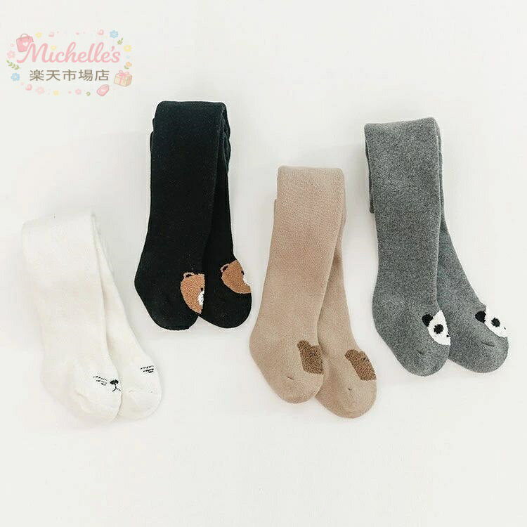 ベビータイツ ベビー レギンス 足つき 子供 赤ちゃん タイツ レギンス ソックス 暖...