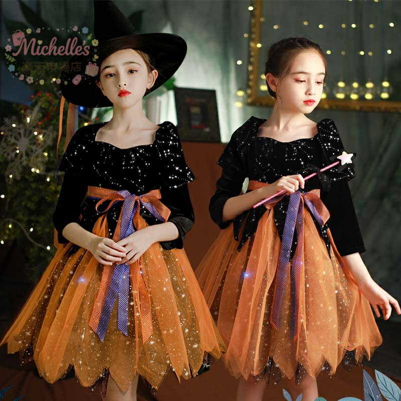 樂天商城 - 【楽天スーパーSALE】子供 ハロウイン 仮装 ハロウイン コスプレ 悪魔 魔女 魔法使い 悪魔 デビル ゾンビ コスプレ 小悪魔 ハット ハロウインクロース 女の子 仮装 コスプレ 子供用 キッズ ハロウィーン パーティー 仮装 変