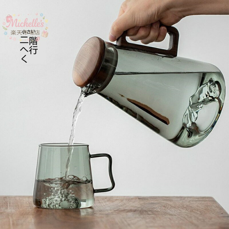 樂天商城 - ガラスポット 大容量 2100ml ガラスピッチャー リットル 麦茶 アイスティー 花茶 ティーポット 耐熱ガラス2.1リットル ホウケイ酸ガラス ピッチャー ステンレス茶こし一体型蓋