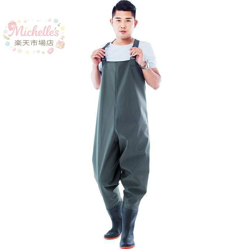 【楽天スーパーSALE】レインパンツ ツナギ サロペット 防水 カッパ 雨具 漁師 作業...