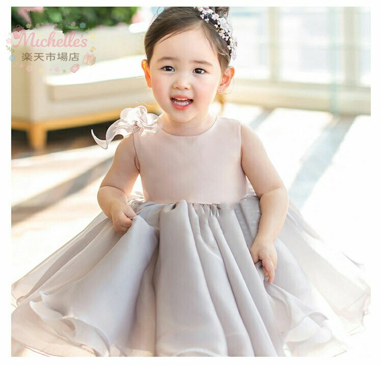 乐天商城 - 一部3歳ドレス 結婚式 子供 ドレス 子供ドレス 上品見えフォーマルワンピース！3歳 女の子 ドレス ガールズ キッズ ドレス 発表会 結婚式 子供服 お花刺繍 キッズ フォーマル ワンピース ピアノ/発表会/イベント/ステージ衣装 子供服